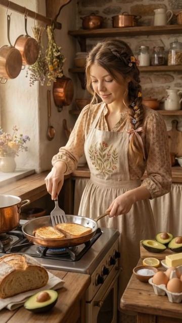 Горячие тосты с авокадо и яйцом пашот