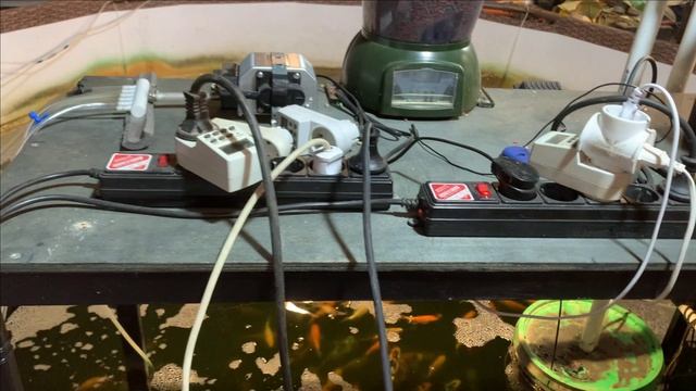 Пруд в гараже.Планы.Таймеры времени и прочее.