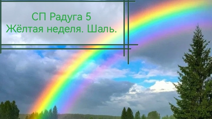 21-03-2026СП Радуга 5. Жёлтая неделя.Шаль.Участник 15.