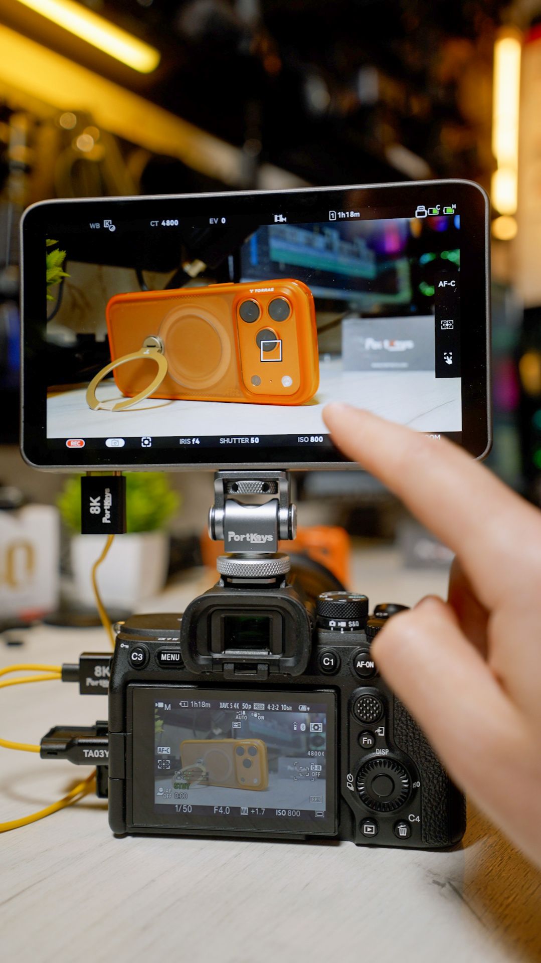 Portkeys LH7C обзор накамерного монитора, который управляет камерой быстрей видеооператора