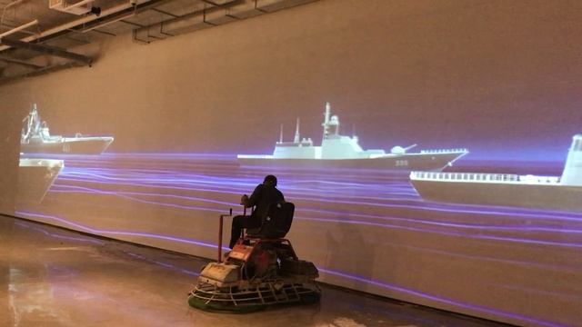 Полировка бетонного пола