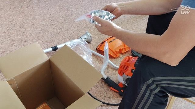 бензотриммер  Патриот РТ530. Сборка и первый запуск