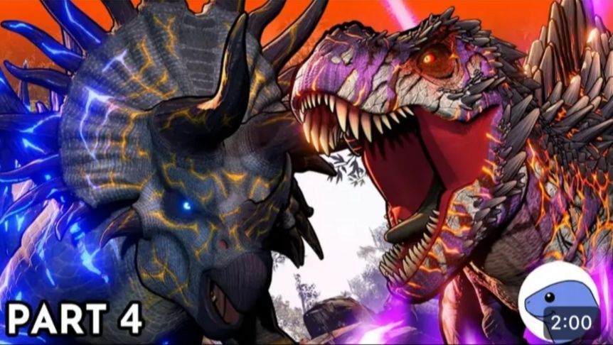 Вольта Трицератопс Vs Омега 09 | Анимация часть 4/6 (перезалив с Ютуба)