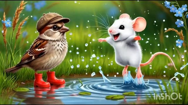 Воробушек и красные сапожки 🐦⬛🍓22-03-2026