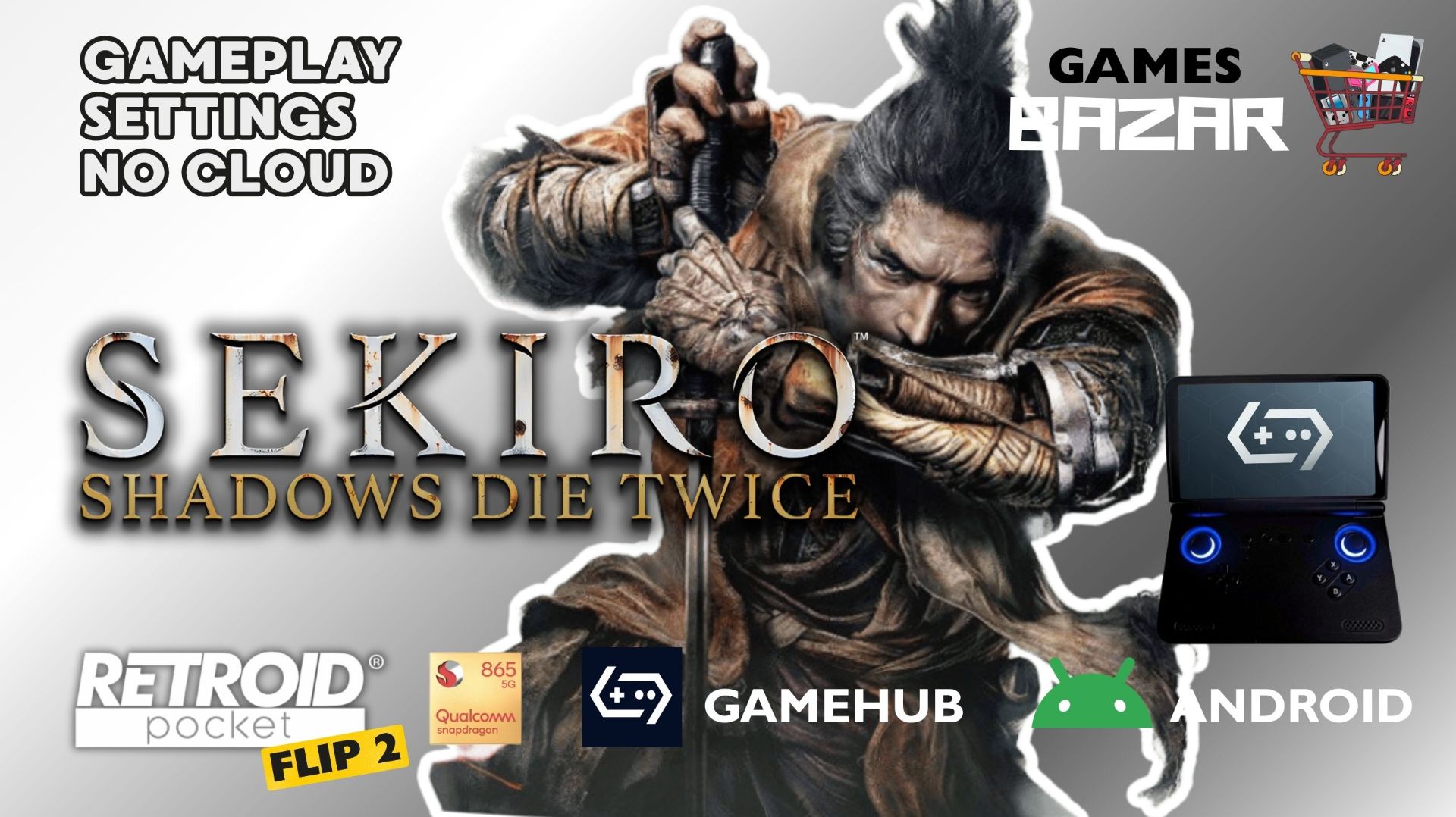 Retroid Pocket Flip 2 Sekiro:Shadows Die Twice  на андроид настройки GameHub 5.3.5  #gamehub #games
