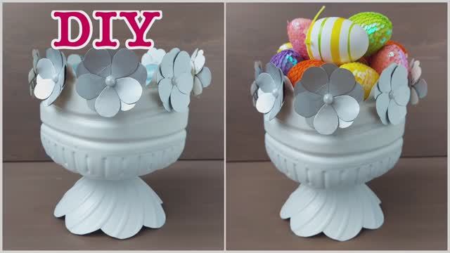 Мусор в дело! Ваза, конфетница своими руками