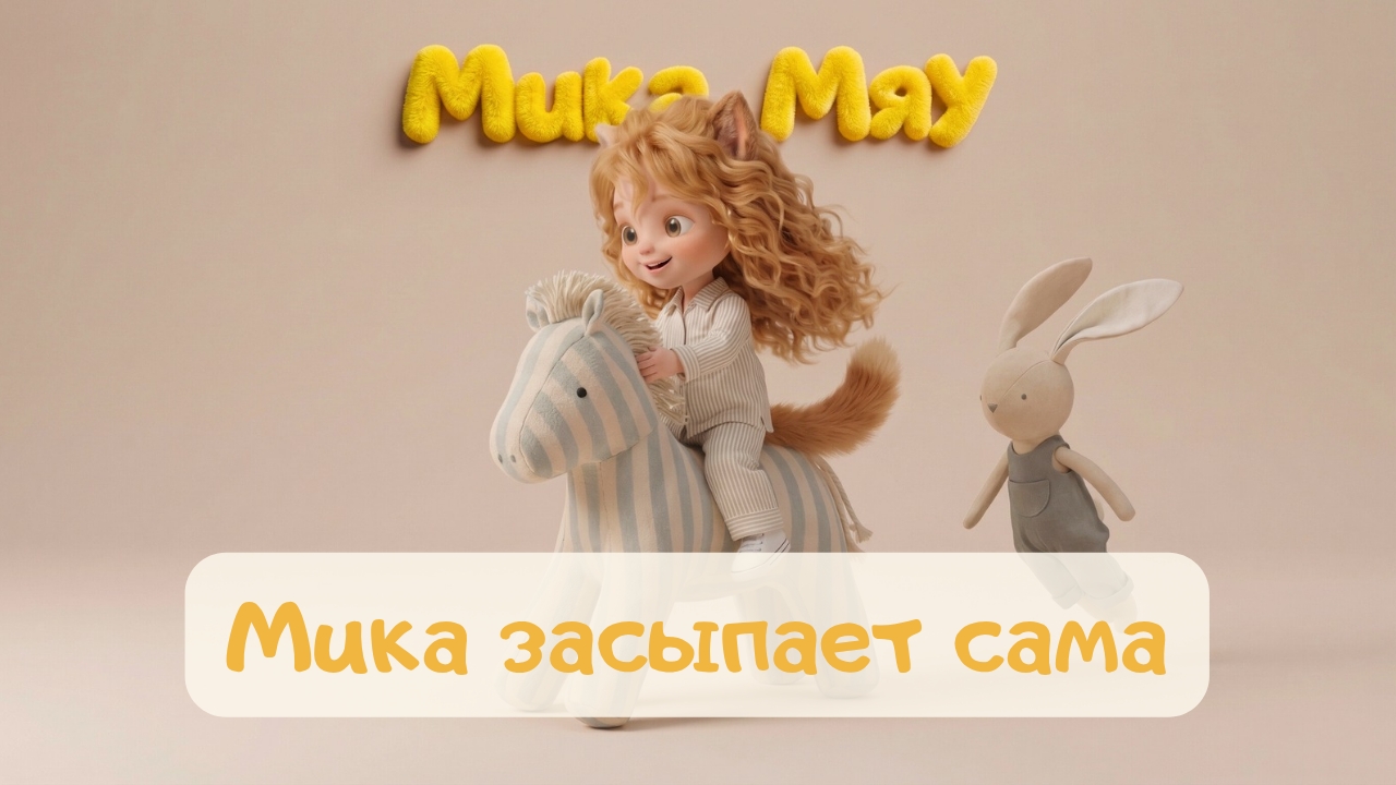 Колыбельная для детей 🌙 Баю-бай | Песенка перед сном | Мультики для малышей | Мика засыпает сама