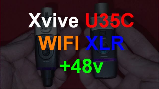 Xvive U35c беспроводная система XRL +48V