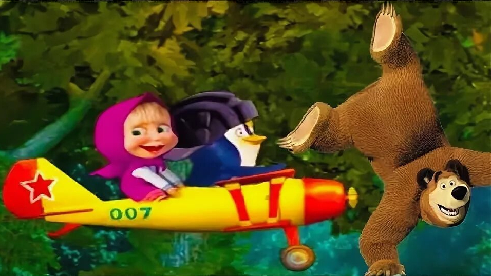 Маша и медведь Мультфильм - Мультик Маша и медведь - Игра мультик для детей