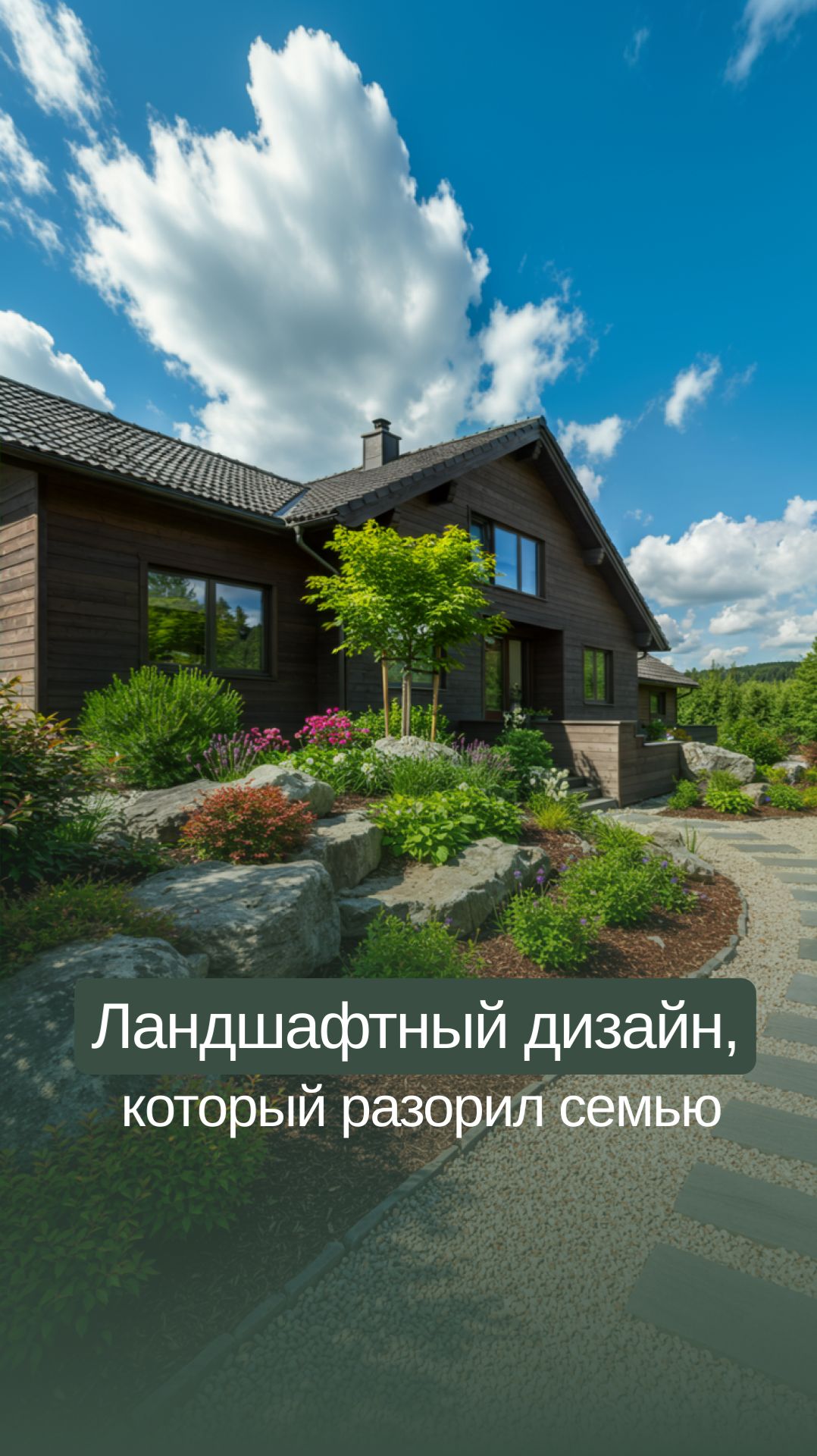 Ландшафтный дизайн, который разорил семью