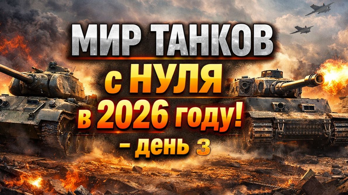 Мир Танков с НУЛЯ в 2026 году! Имеет ли смысл? - День 3
