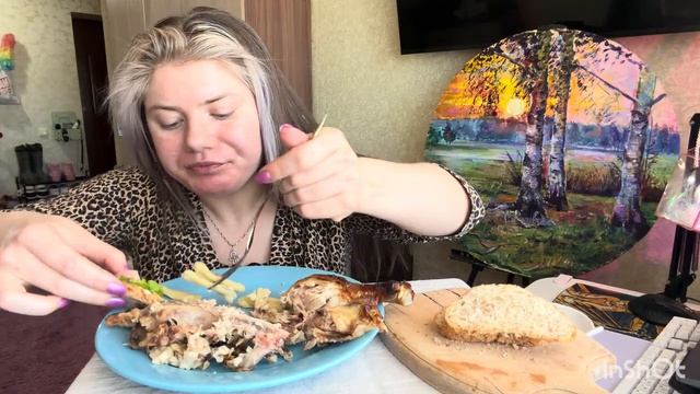 МУКБАНГ СЛИШКОМ СМАЧНА ЕМ КУРУ мой кумир она шикарна