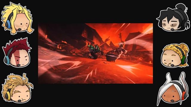 Реакция Про героев на Хашира часть 2 Автор:есть в видео