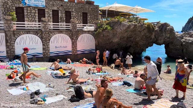 Капри, Анакапри Италия — прогулка по побережью Амальфи, пляж Марина Пиккола и виды на Монте Соларо