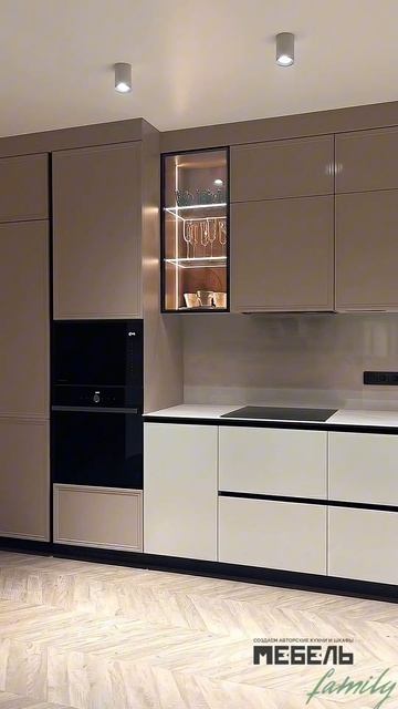 Кухня прямая в пластике Eterno