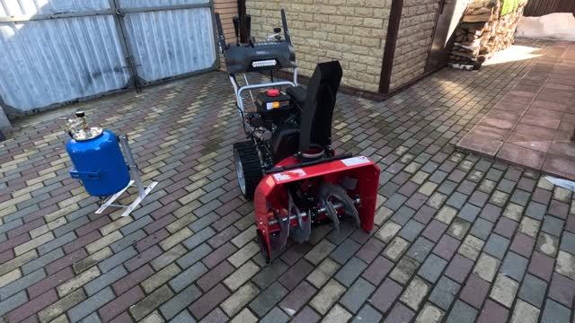 ТО снегоуборщика 4 года эксплуатации