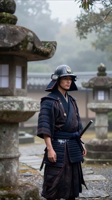 Самурай в тумане: наследие древней Японии #самурай #япония #история