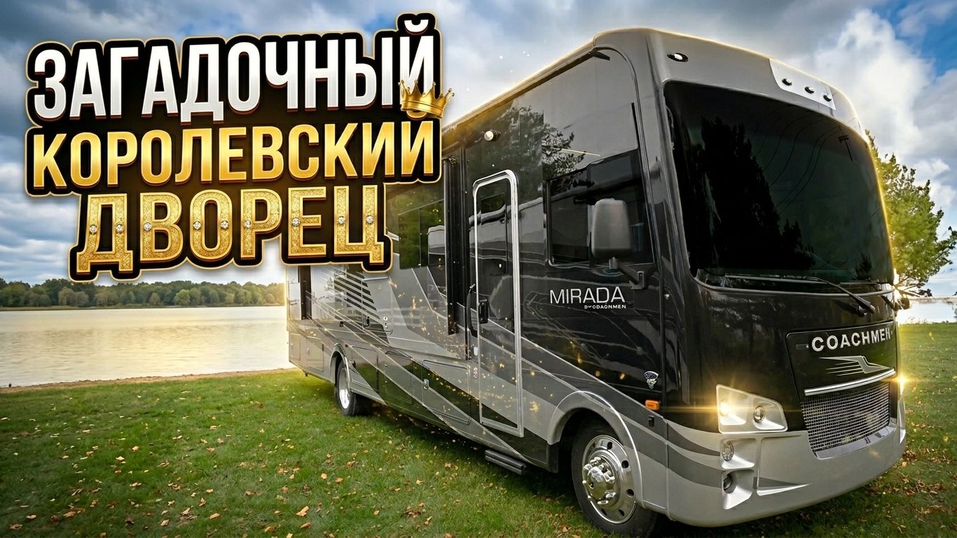 Автодом для большой семьи. На 8 спальных мест. 2 слайдера. Mirada 35OS