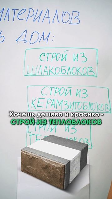 Как выбрать материал для строительства?