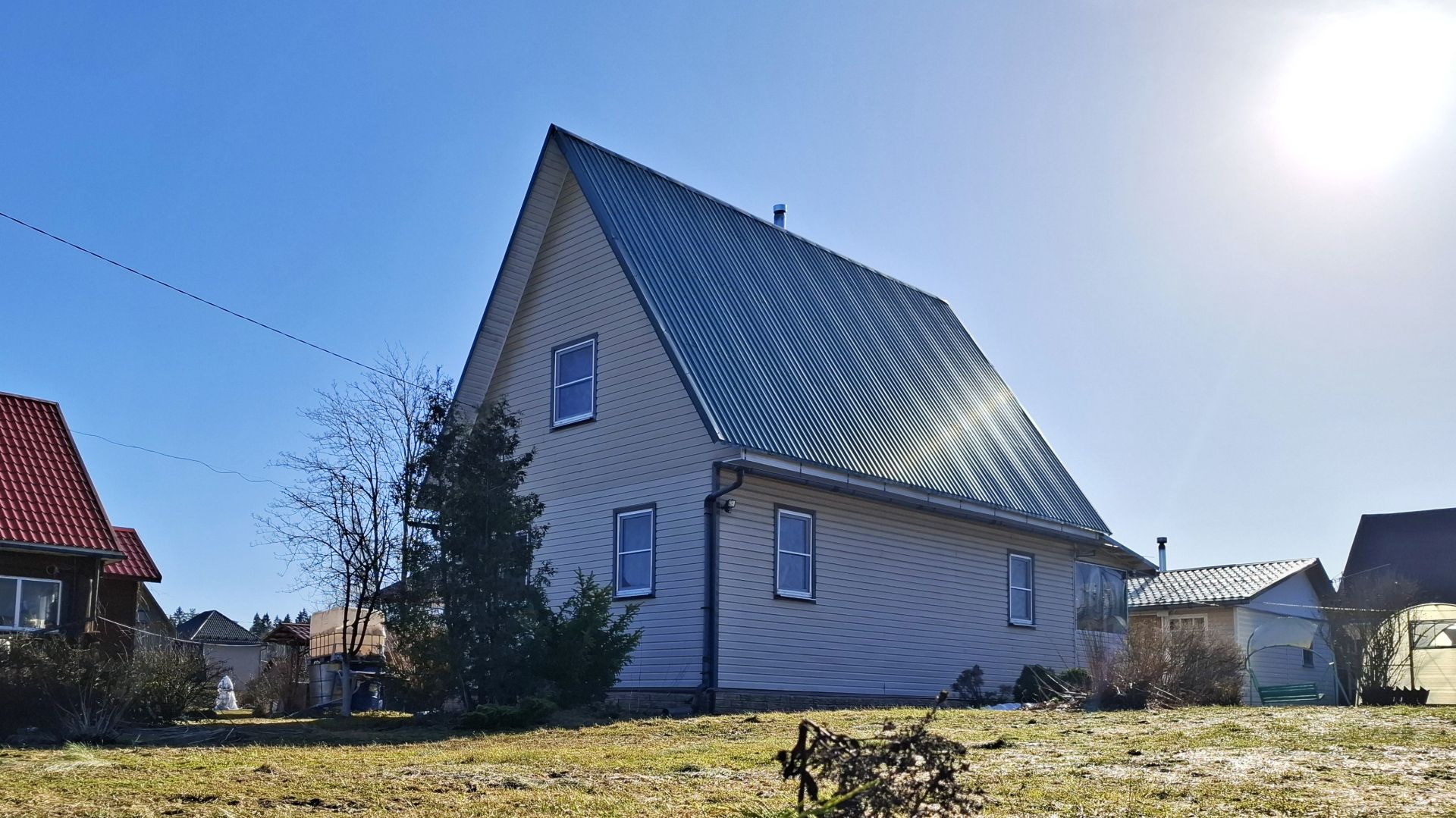 Дом с баней в СНТ Клён