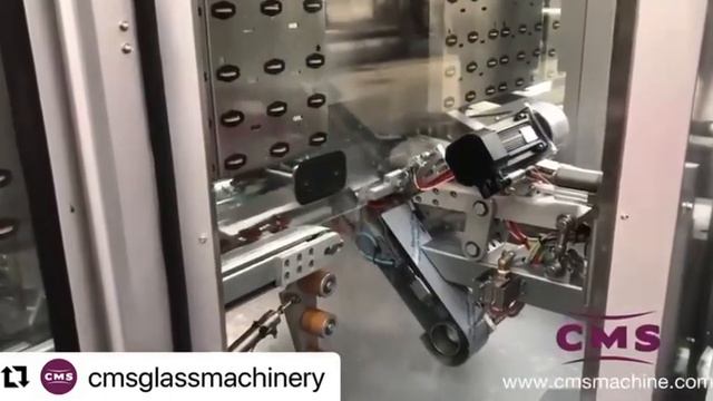 CMS.Вертикальный центр ленточной обработки кромки стекла DZH.