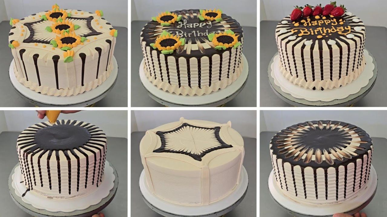 Прекрасные идеи для украшения тортов подсолнухами