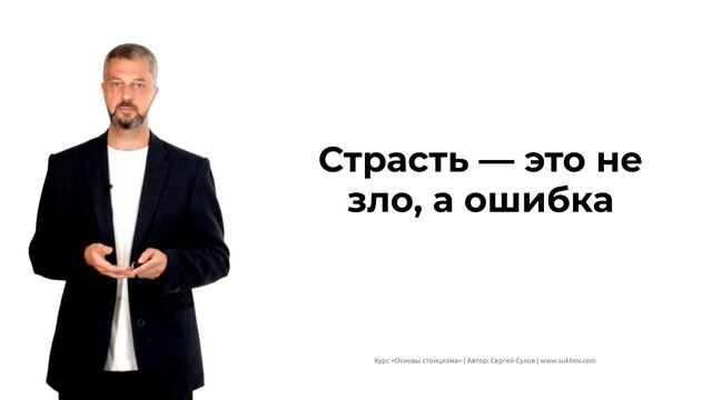 Работа с аффектами (страстями, пороками) в стоицизме  (автор Сергей Сухов)