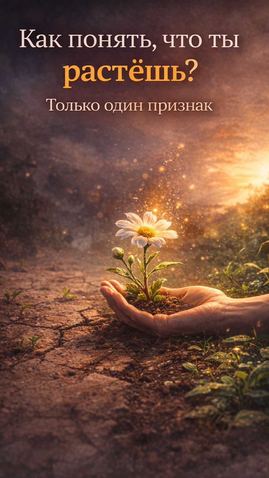 Как понять, что ты растешь? Только один признак