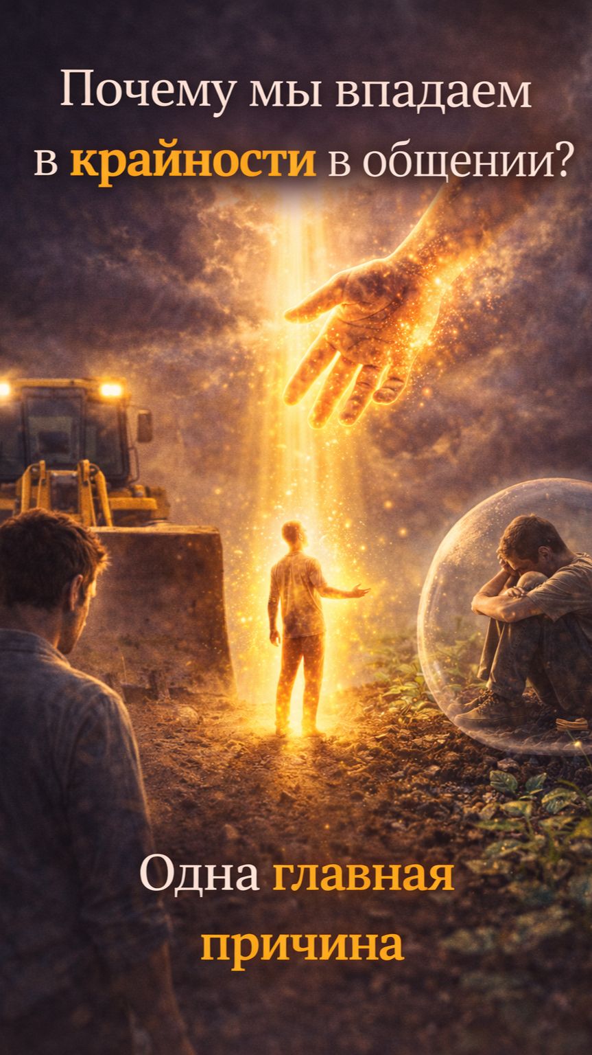 Почему мы впадаем в крайности в общении? Одна главная причина