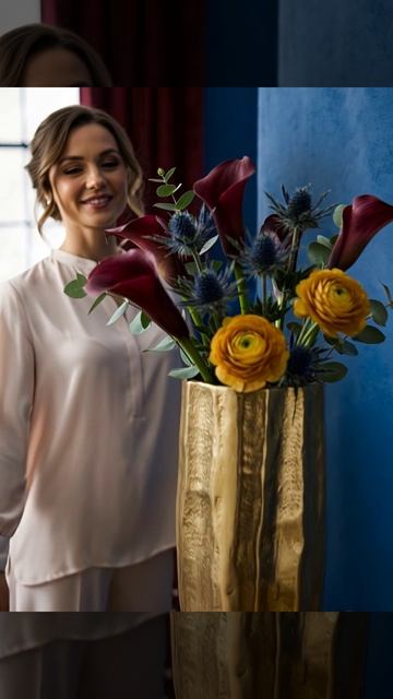 D9325 Ваза декоративная 20х20х50см Glasar