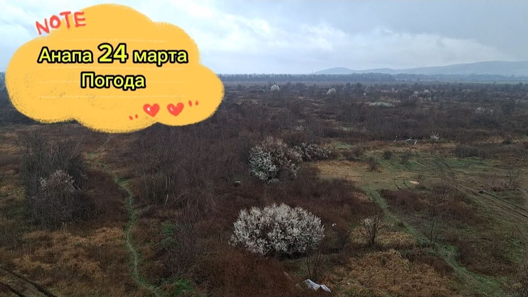 Анапа 24 марта. Погода