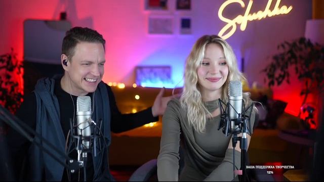 Маленький домик,русская печка...Александр и Софья исполняют❤️❤️❤️