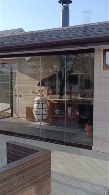 Остекление беседки