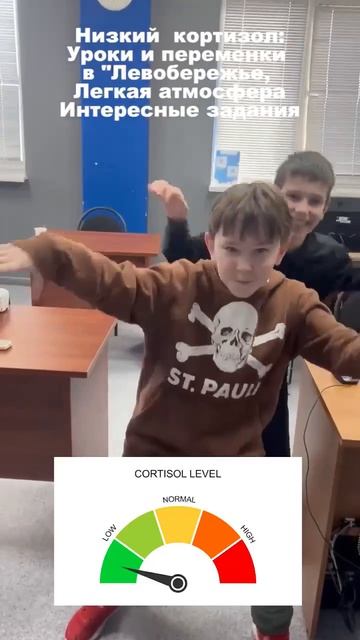 В нашей школе мы снижаем кортизол!