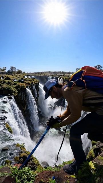 Удивительные водопады: природа в действии #природа #водопады #пейзаж