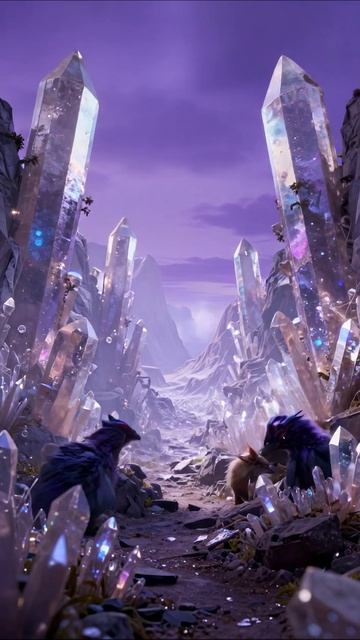 Приключение в магическом мире кристаллов #фантазия #кристаллы #приключения