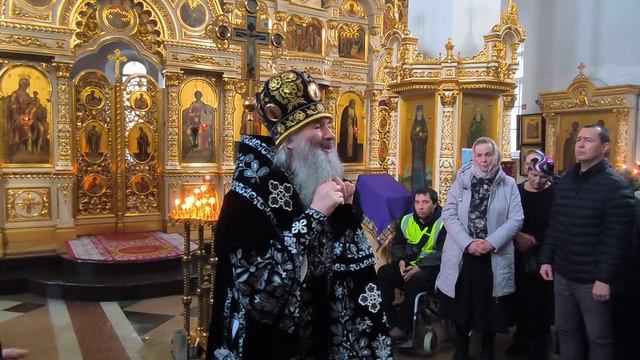 Проповедь митрополита Иоанна на третьей пассии в храме Рождества Христова г Йошк