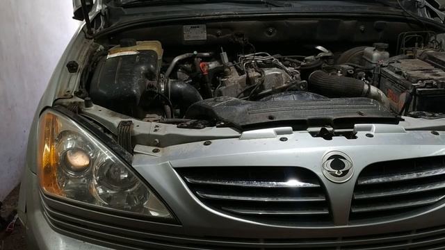 Установка доработанного натяжителя цепи ГРМ на Кайрон дизель