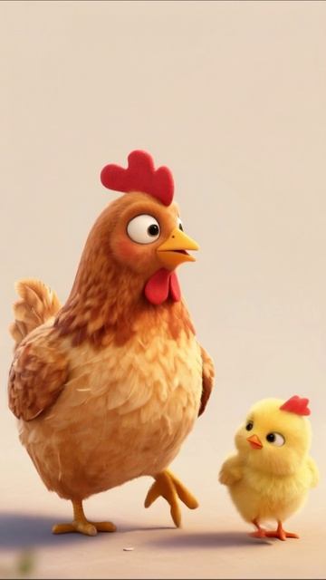 Приключения курицы и ее цыпленка #мультфильм #приключения #семья