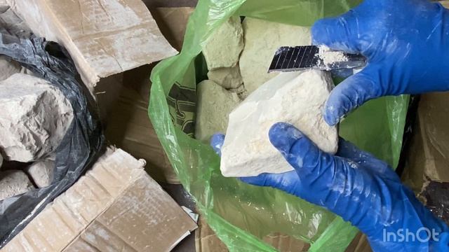 Распаковка, ура глина и мел с ДНР. Новинки.