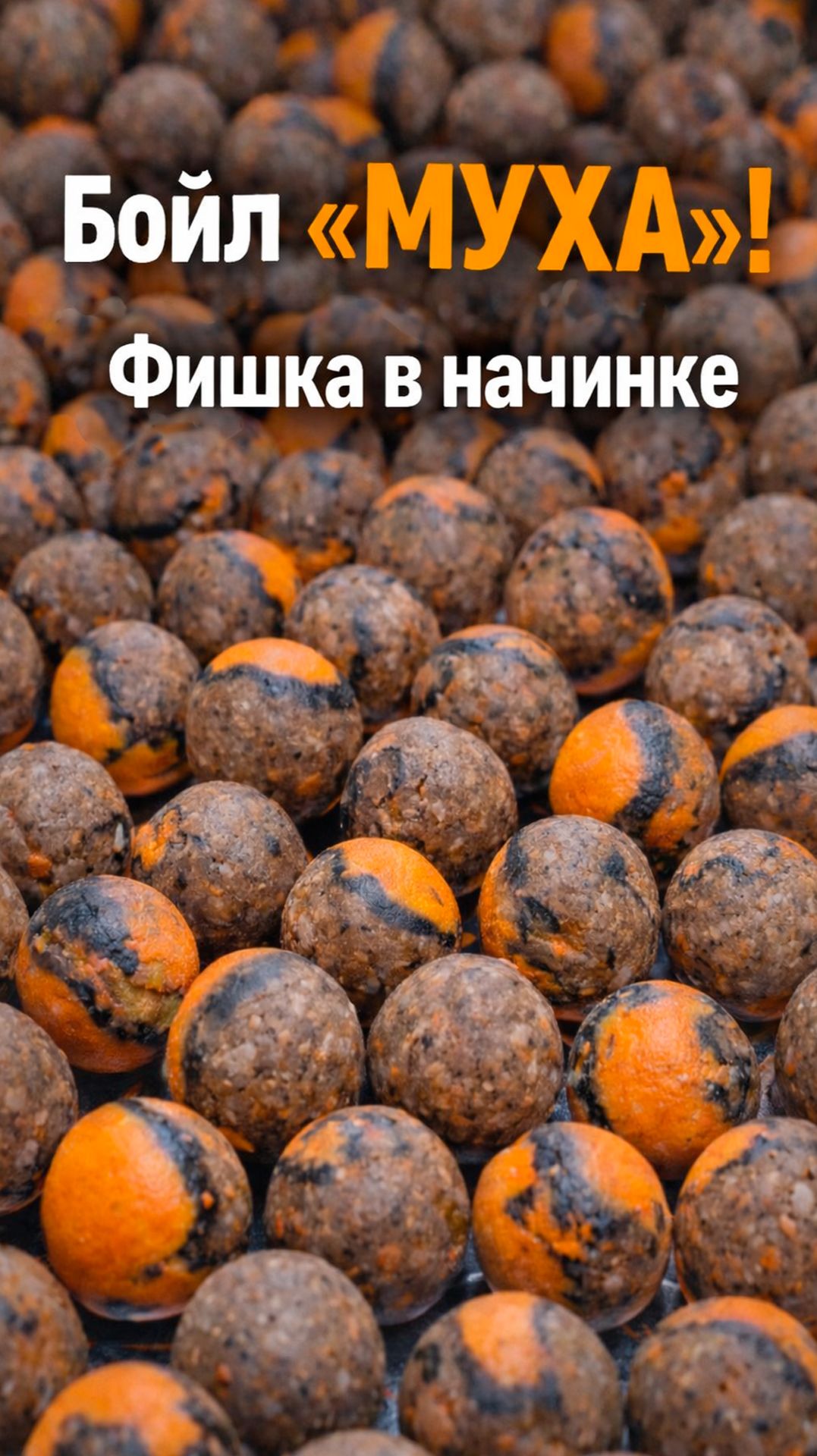 Новинка - насадочный трехцветный бойл 