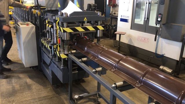 Линия производства кровельного полукруглого конька