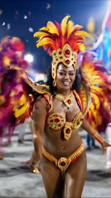 Карнавальная феерия: танцы и костюмы яркого праздника #карнавалы #танцы #праздник