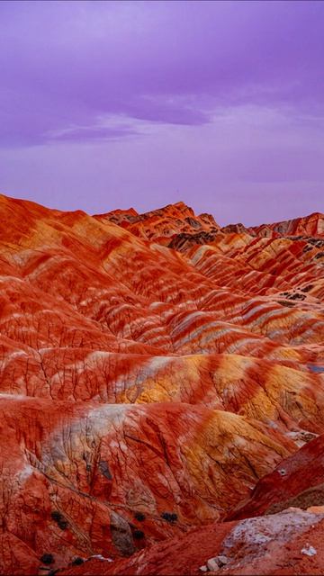 Чудеса цветных гор: природа в красках #природа #горы #пейзаж