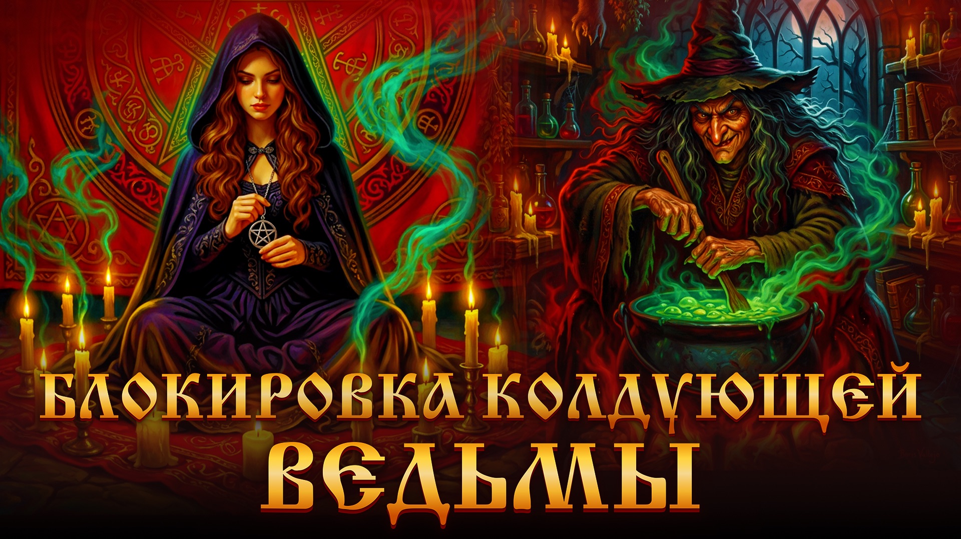 БЛОКИРОВКА КОЛДУЮЩЕЙ ВЕДЬМЫ.Часть 1‼️