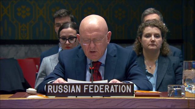 Василий Небензя. Выступление в ходе заседания СБ ООН по ситуации на Ближнем Востоке