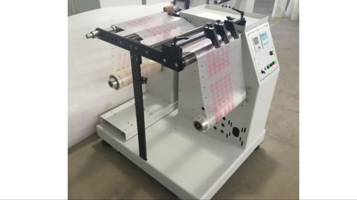 Перемотчик FJ-400B для маркировки упаковочных плёнок.