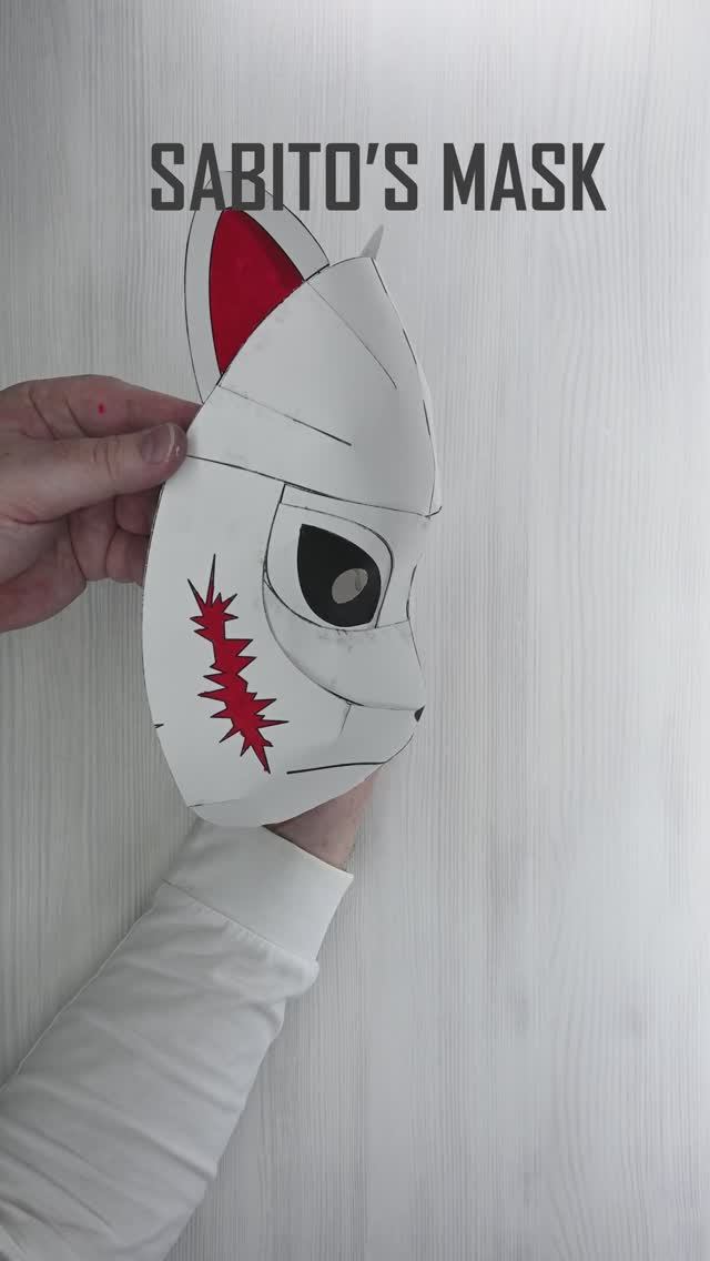 Маска Сабито из бумаги…