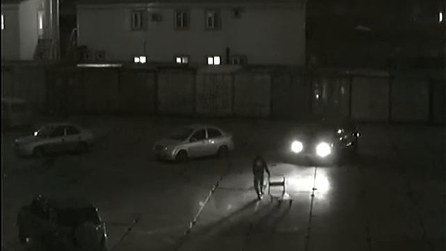 BEWARD B1070  запись с IP-камеры, ночь