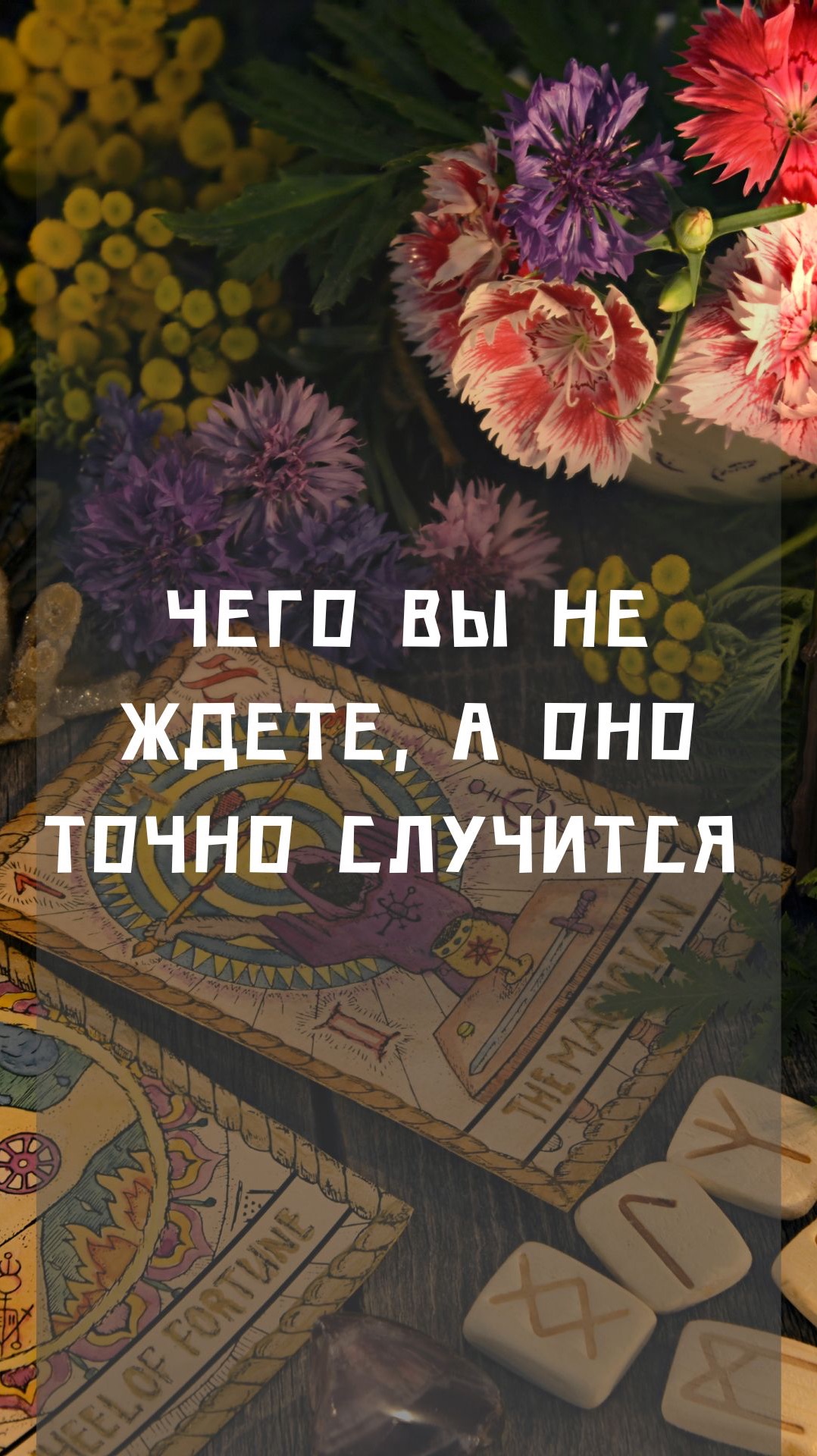 Чего вы не ждёте,а оно точно случится ?